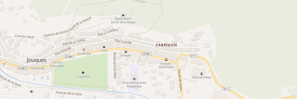 Plan du 158 Rue Grande à Jouques
