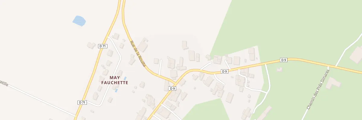 Plan du 3 Rue de la Rouilla à Aumont