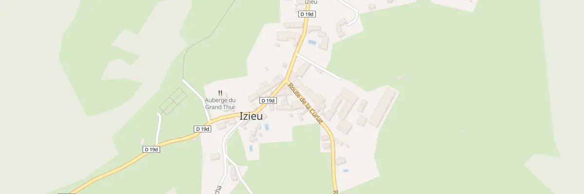 Plan du 28 Rte de la Curiat à Izieu