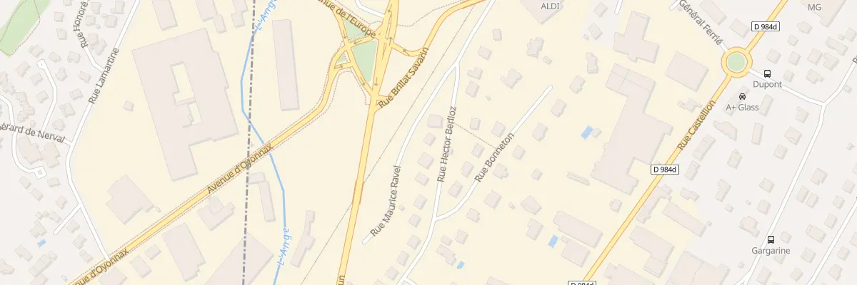 Plan du 4 Rue Hector Berlioz à Oyonnax