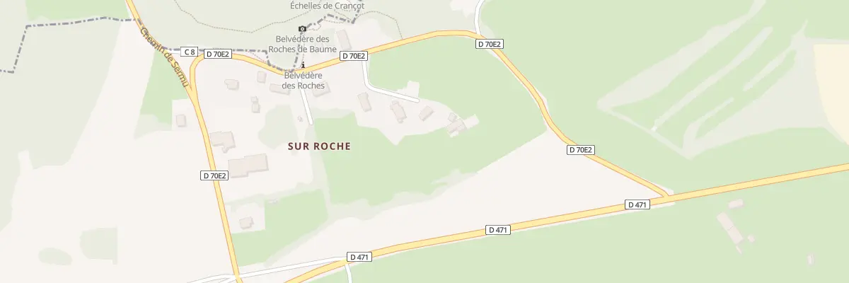 Plan du 3 Qua sur Roches à Hauteroche