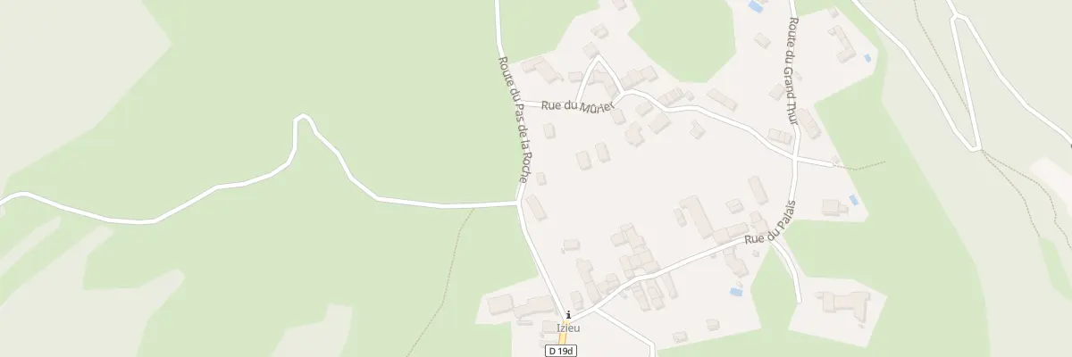 Plan du 116 Rte du Pas de la Roche à Izieu
