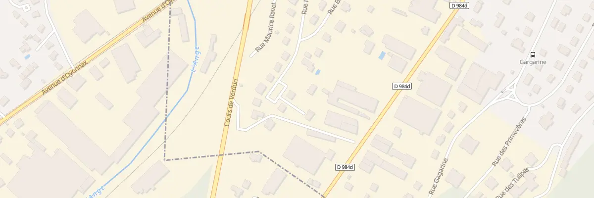 Plan du 21 Rue Hector Berlioz à Oyonnax