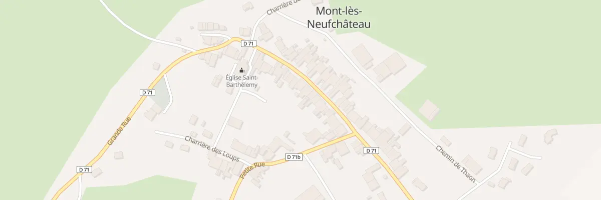 Plan du 521 Gr Grande Rue à Mont-lès-Neufchâteau