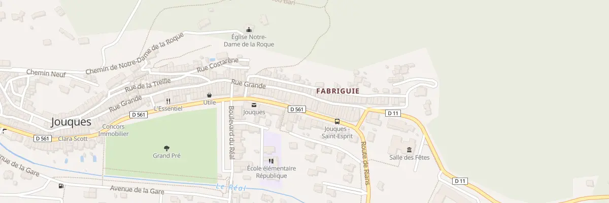 Plan du 160 Rue Grande à Jouques