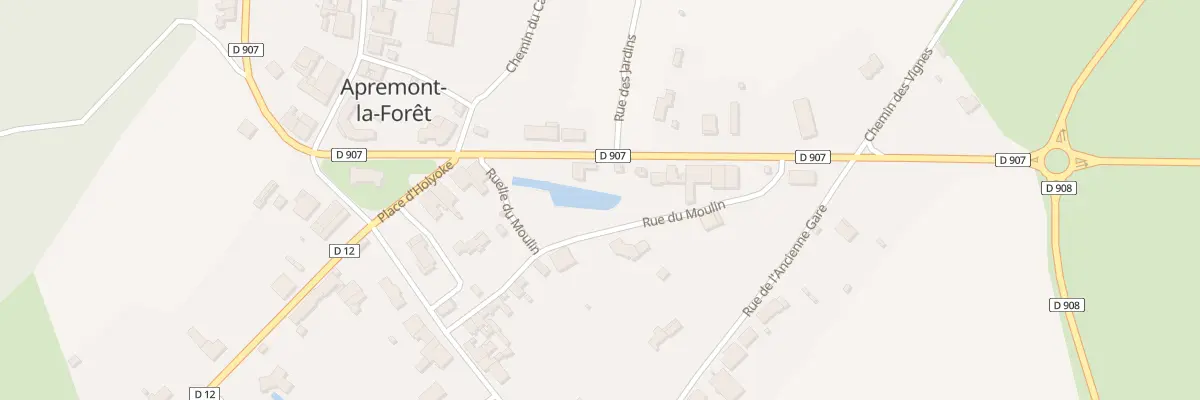Plan du 2 Rte de Nancy à Apremont-la-Forêt
