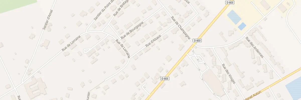 Plan du 8 Rue d’Alsace à Étain