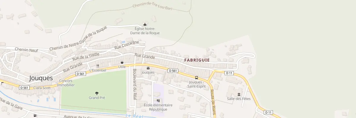 Plan du 125 Rue Grande à Jouques
