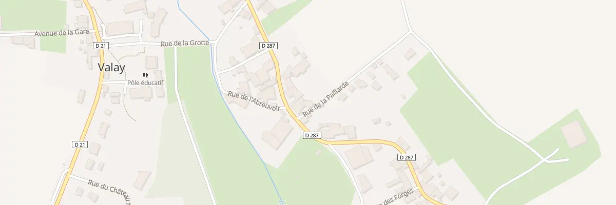 Plan du 3 Rue de la Paillarde à Valay