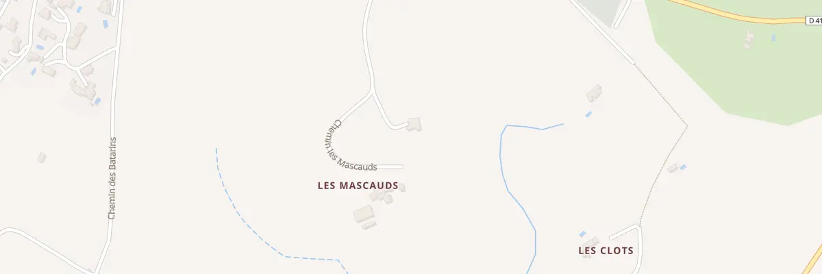 Plan du 271 Che des Mascauds à Vachères