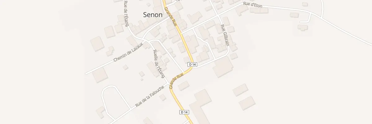 Plan du 22 Gr Grande Rue à Senon
