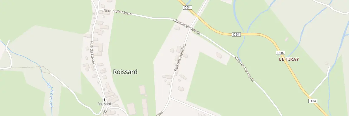 Plan du 140 Rue des Hauches à Roissard