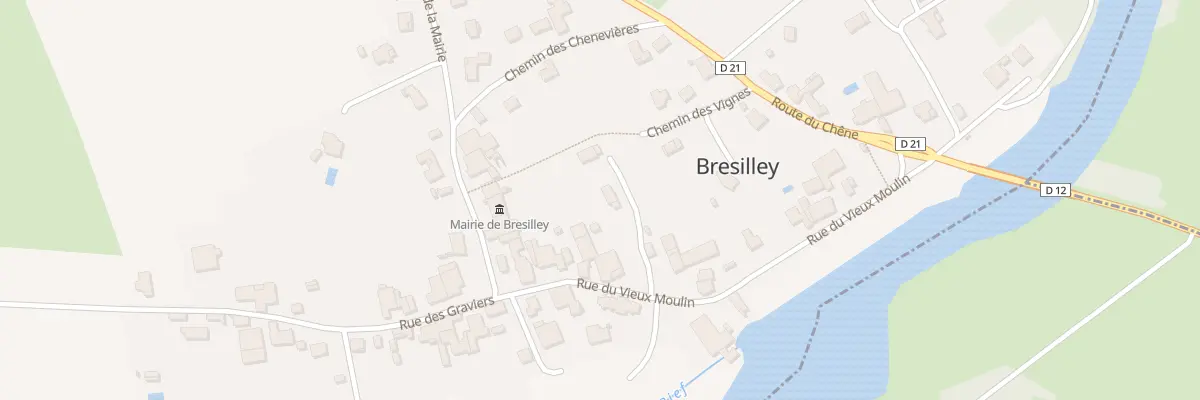 Plan du 8B Rue du Vieux Moulin à Bresilley