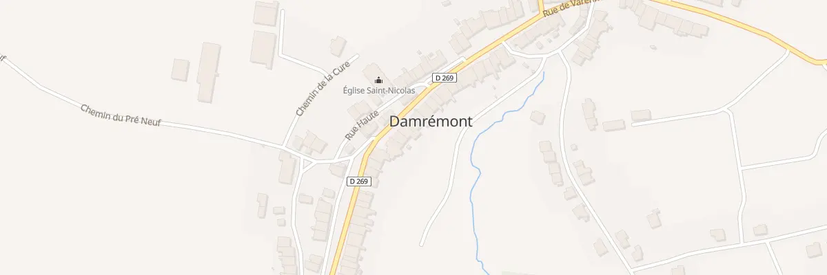 Plan du 52 Rue de Varennes à Damrémont