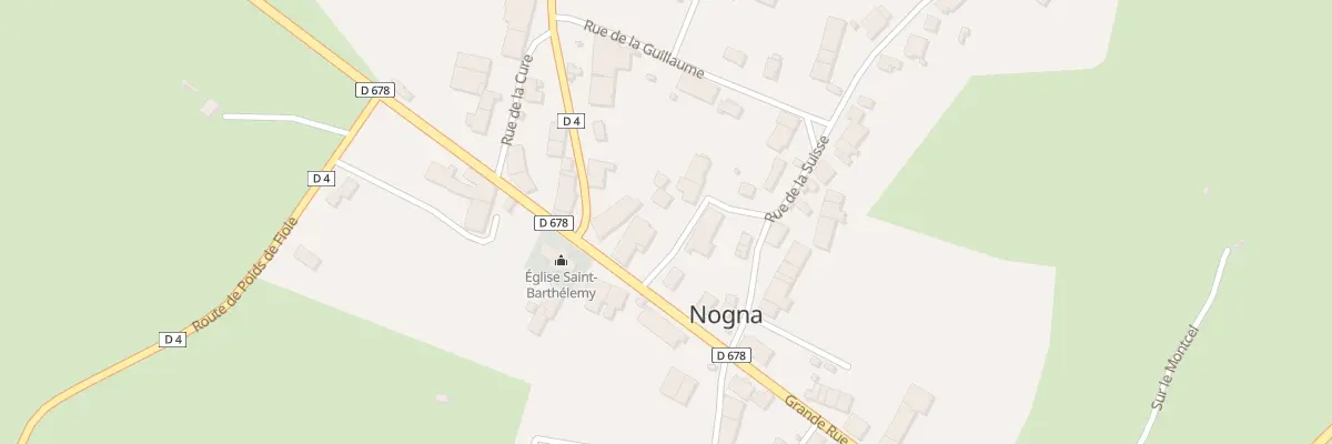 Plan du 2 Rte de Publy à Nogna