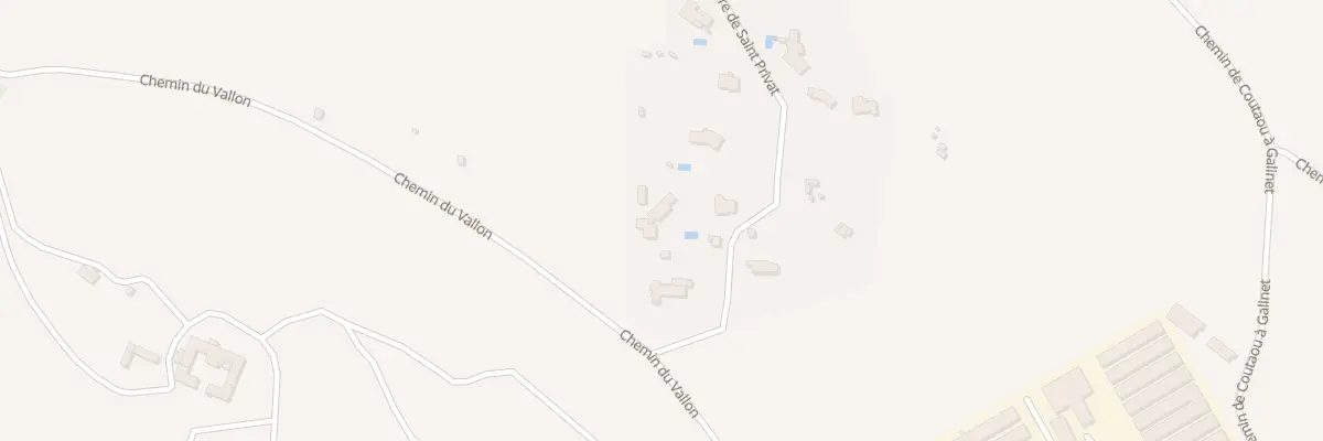 Plan du 9550 St-Privat à Rousset