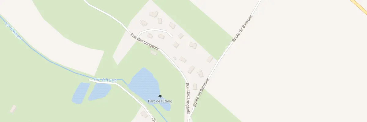 Plan du 134 Rue des Longeots à Battrans