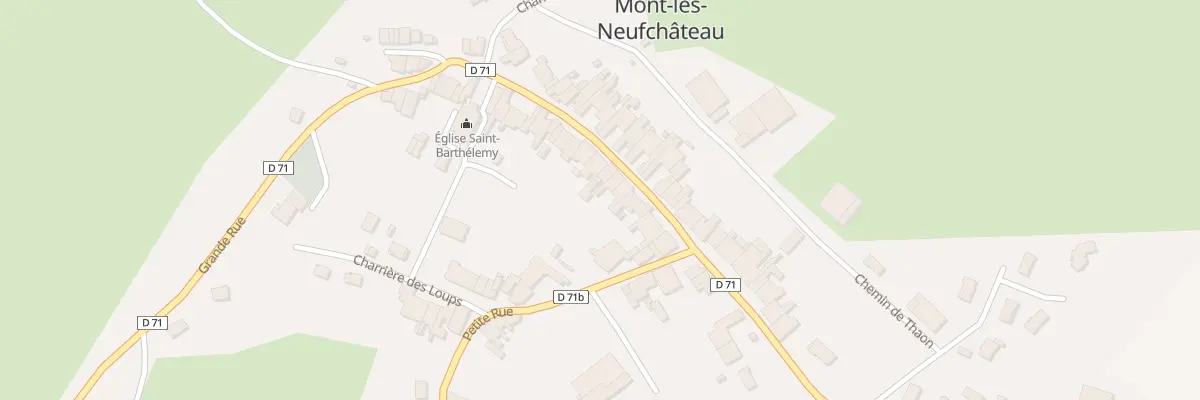 Plan du 503 Gr Grande Rue à Mont-lès-Neufchâteau