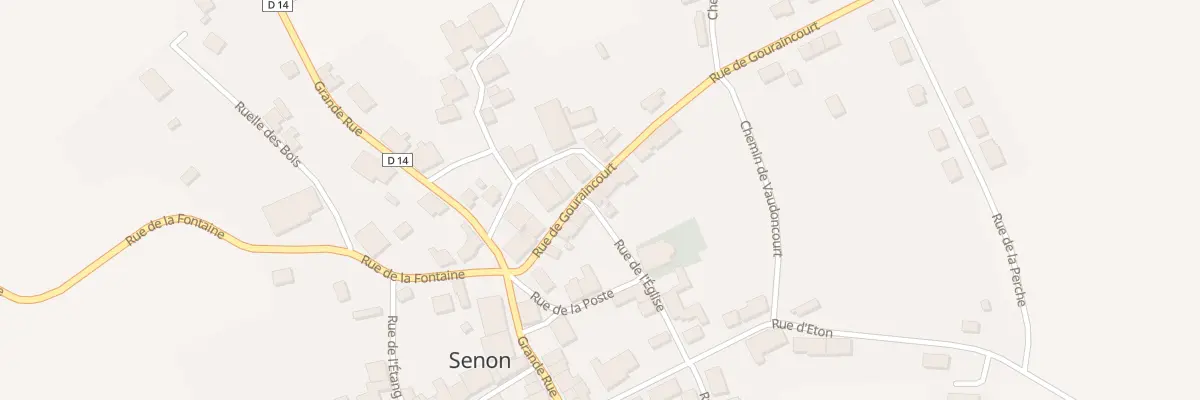 Plan du 6 Rue de Gouraincourt à Senon