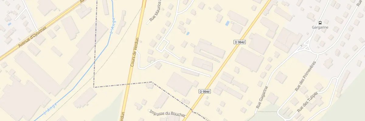 Plan du 23 Rue Hector Berlioz à Oyonnax