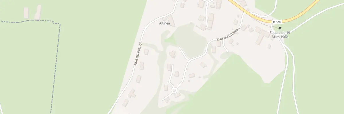 Plan du 10 Rue du Château à Nogna