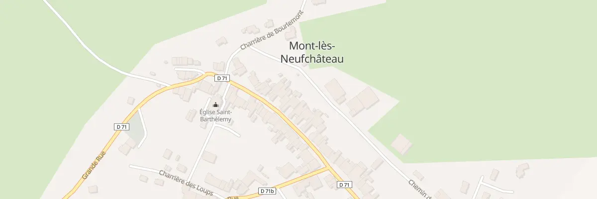 Plan du 536 Gr Grande Rue à Mont-lès-Neufchâteau