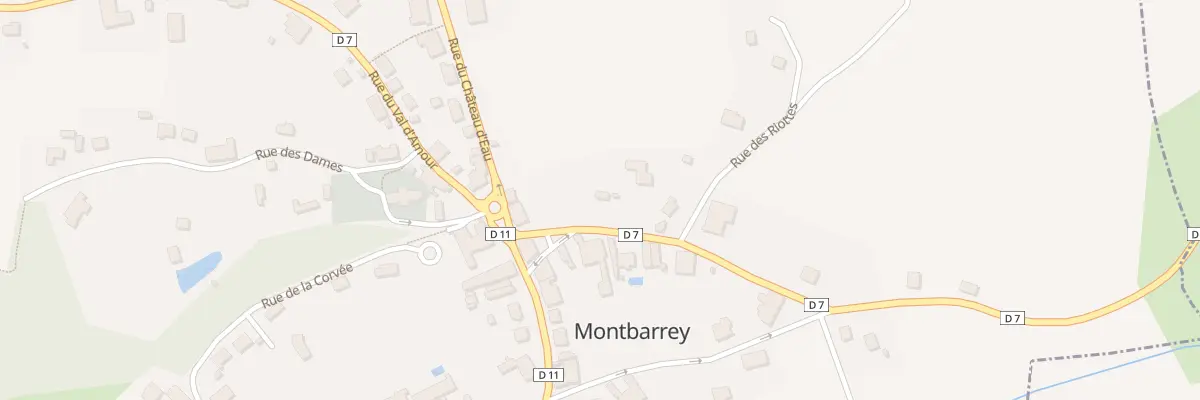 Plan du 1 Rue des Prés Bourgeois à Montbarrey