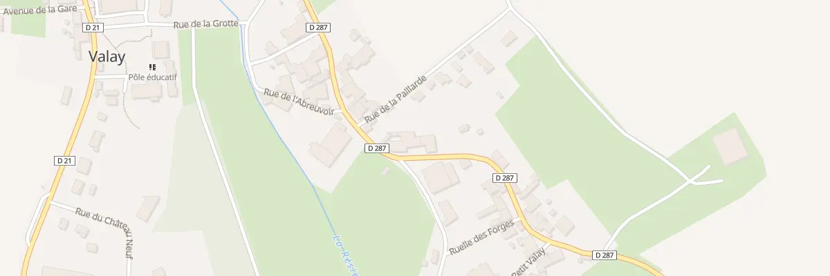 Plan du 31 Rue Fénelon à Valay