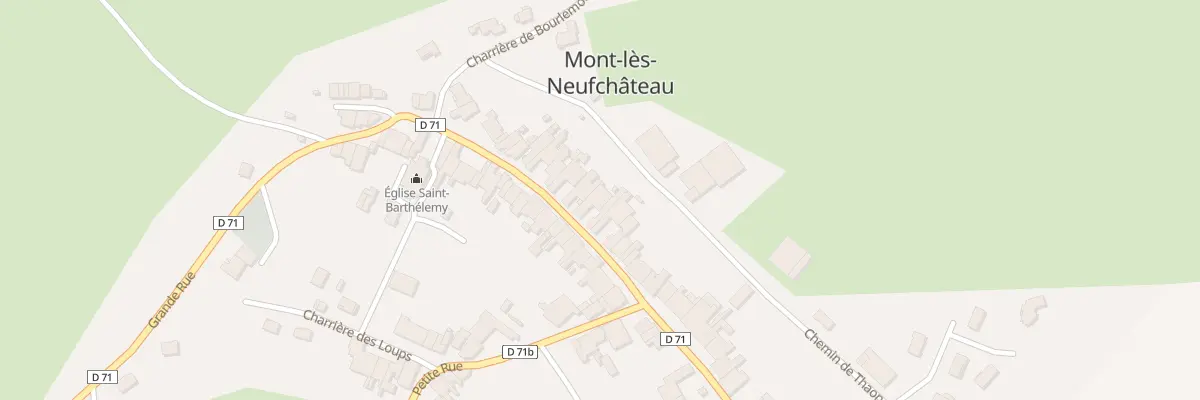 Plan du 506 Gr Grande Rue à Mont-lès-Neufchâteau