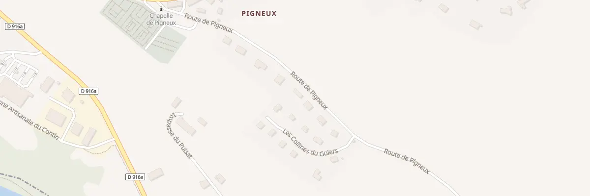 Plan du 320 Rte de Pigneux à Saint-Genix-les-Villages