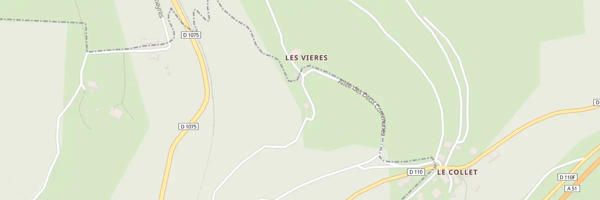 Plan du 5341 A Vieres à Sinard