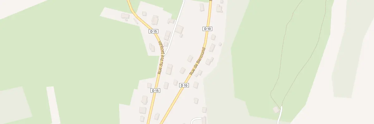 Plan du 10 Rue de Bermond à Saligney