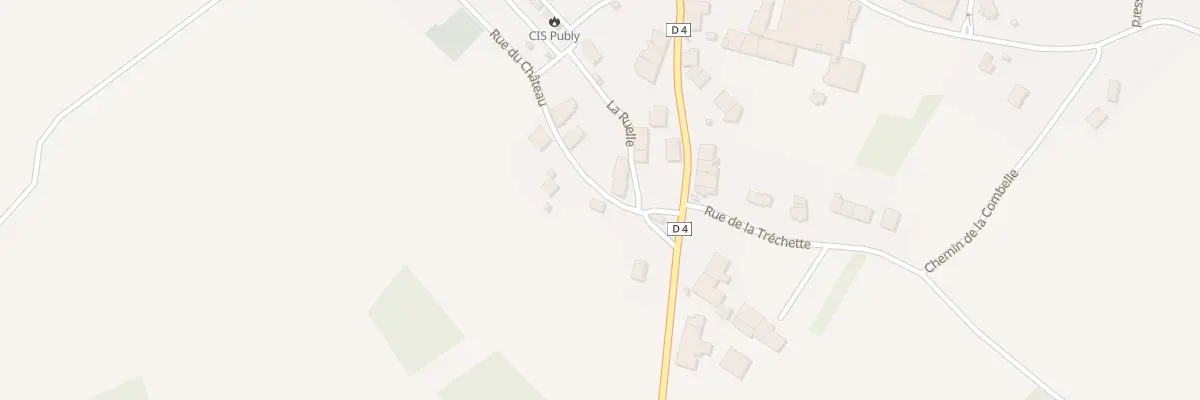 Plan du 460 Rue du Château à Publy