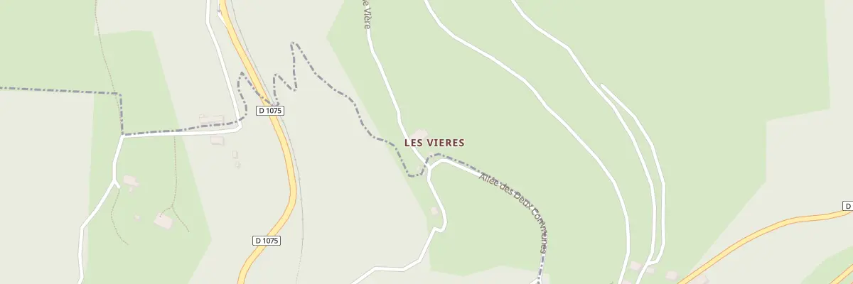 Plan du 577 Che de Vière à Sinard
