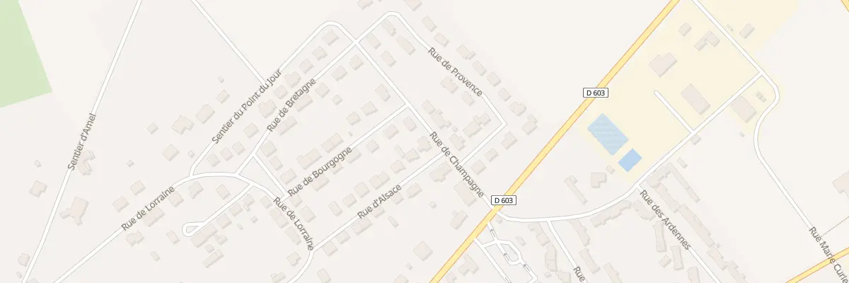 Plan du 3 Rue de Champagne à Étain