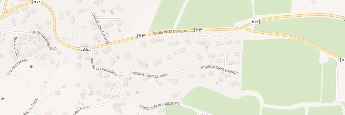 Plan du 232 La Loubatiere à La Bastide-des-Jourdans