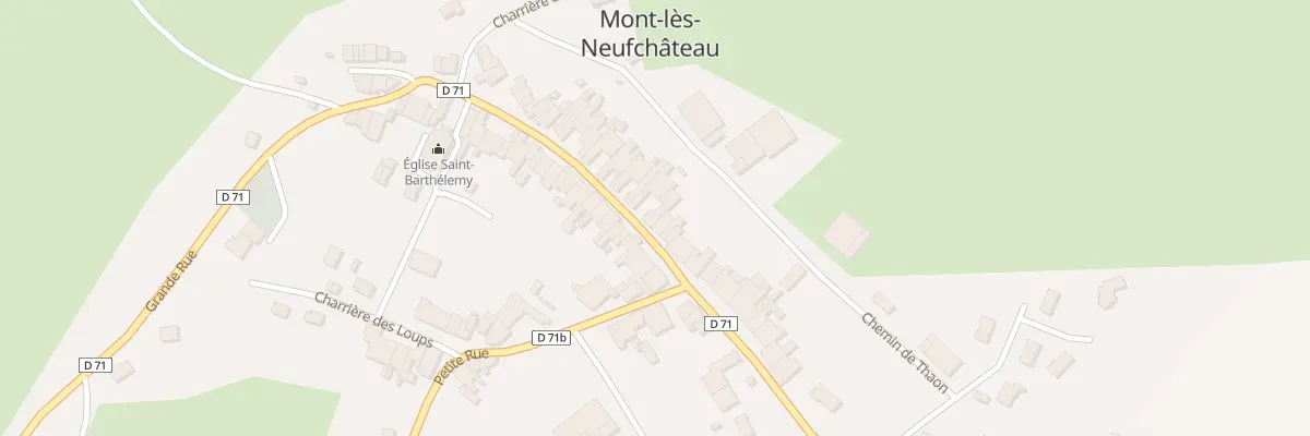 Plan du 476 Gr Grande Rue à Mont-lès-Neufchâteau