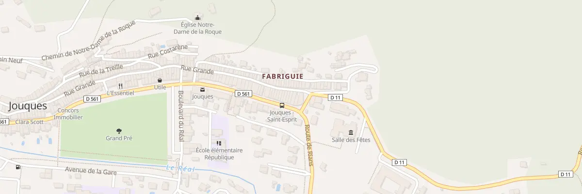Plan du 186 Rue Grande à Jouques