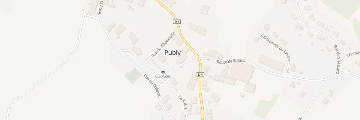 Plan du 30 Rue du Four à Publy