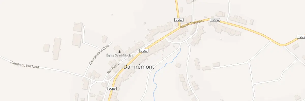Plan du 66 Rue de Varennes à Damrémont