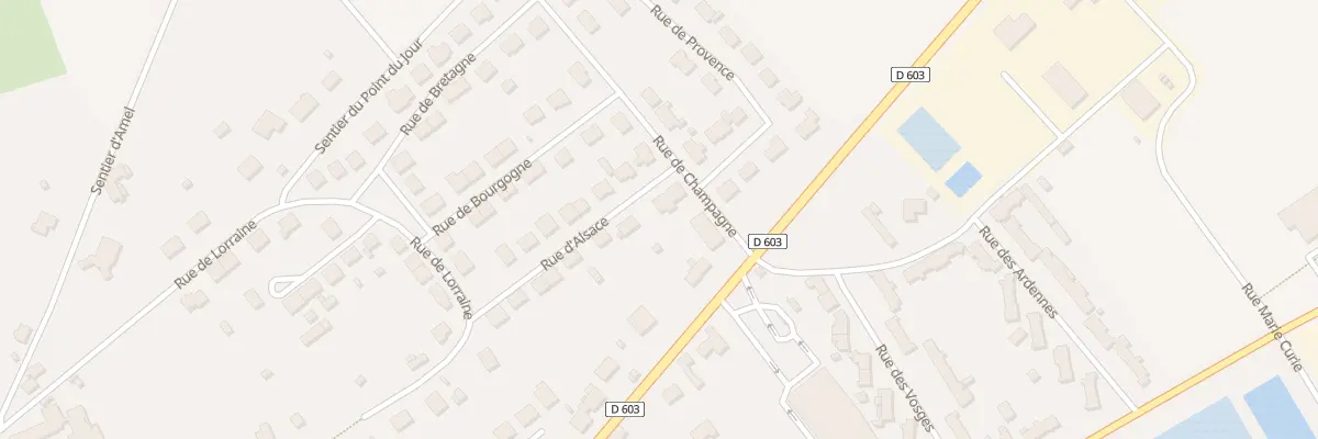 Plan du 16 Rue d’Alsace à Étain