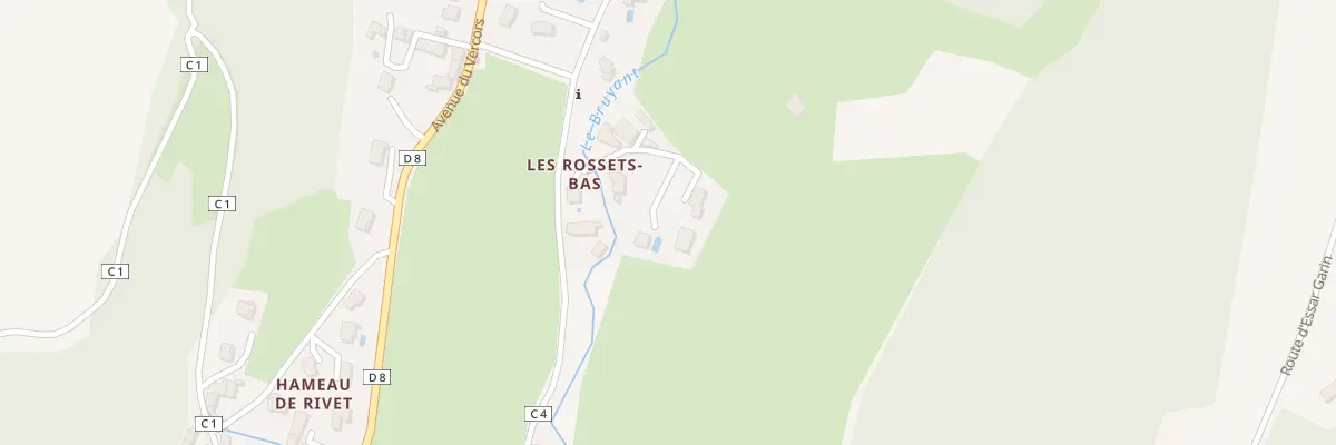 Plan du 96 Che des Rossets au Gua
