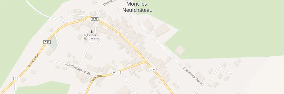Plan du 466 Gr Grande Rue à Mont-lès-Neufchâteau