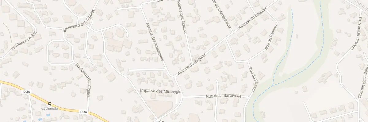 Plan du 1 Av des Acacias à La Ciotat