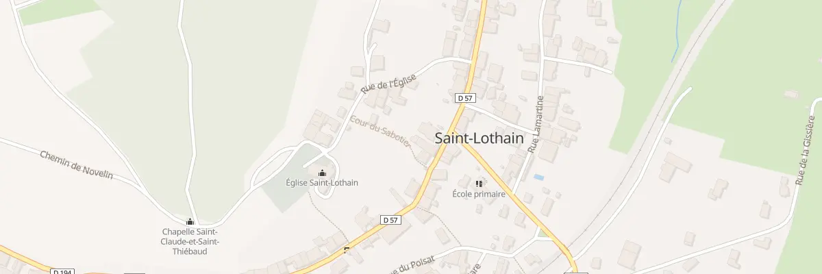 Plan du 28E Rte du Revermont à Saint-Lothain