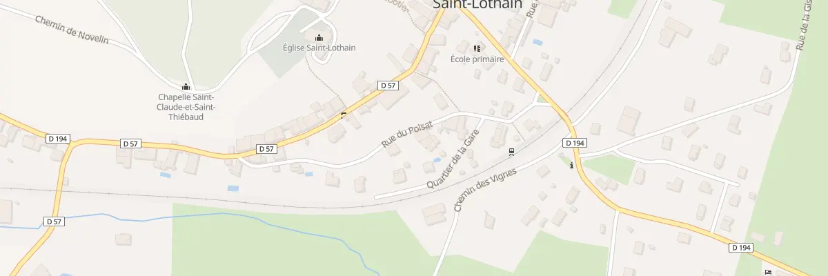 Plan du 8 Rue du Poisat à Saint-Lothain
