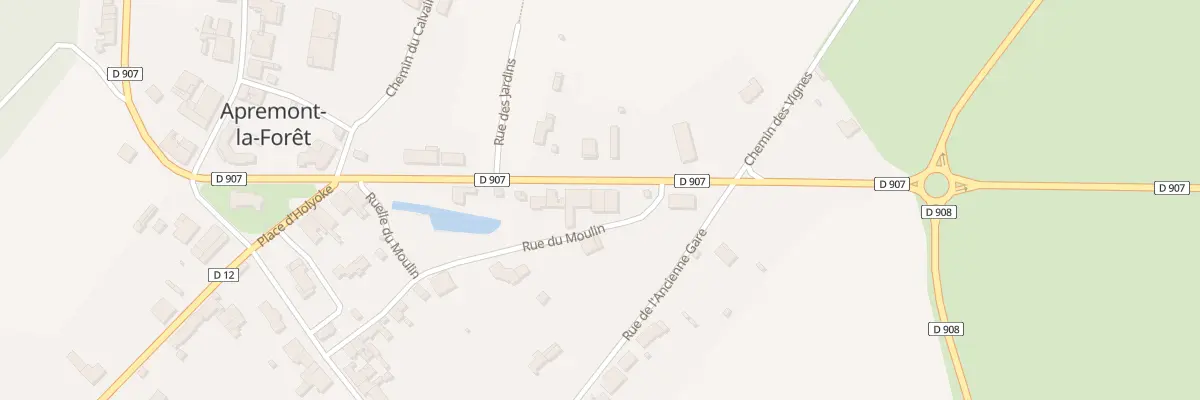 Plan du 10 Rte de Nancy à Apremont-la-Forêt