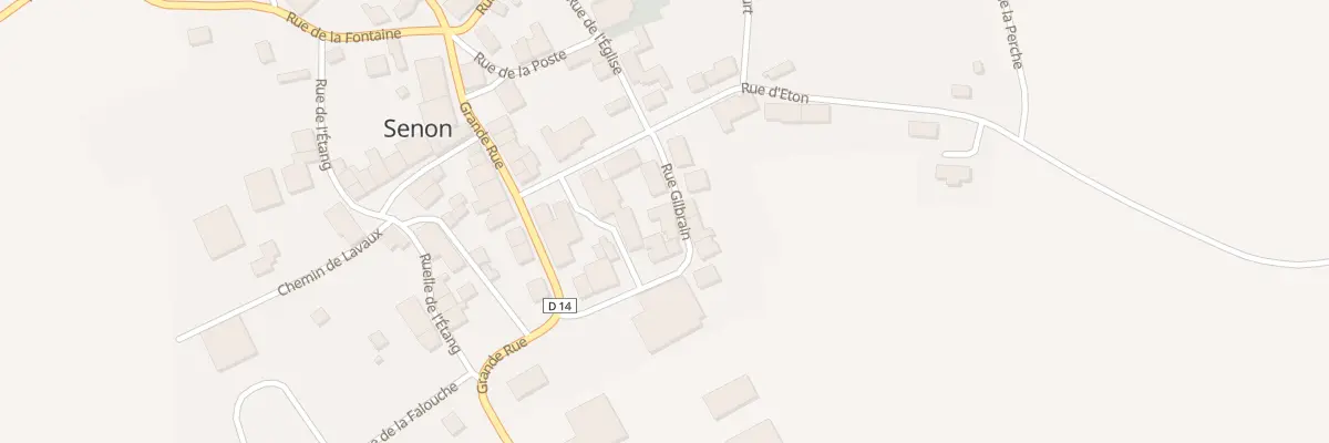 Plan du 4 Rue Gilbrain à Senon