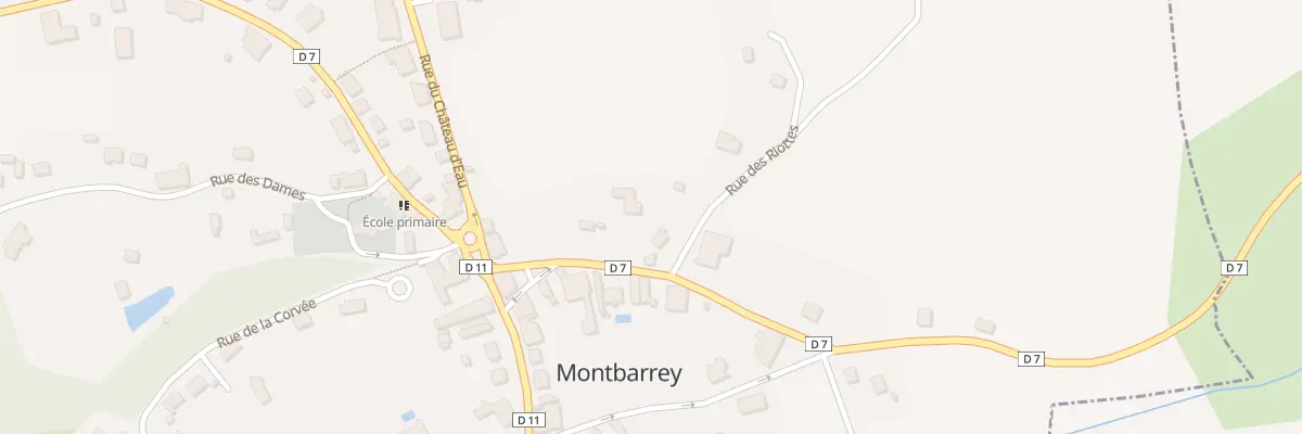 Plan du 1B Rue des Riottes à Montbarrey