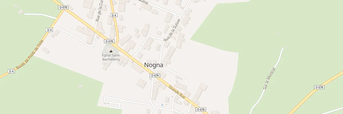 Plan du 6 Rue de la Suisse à Nogna